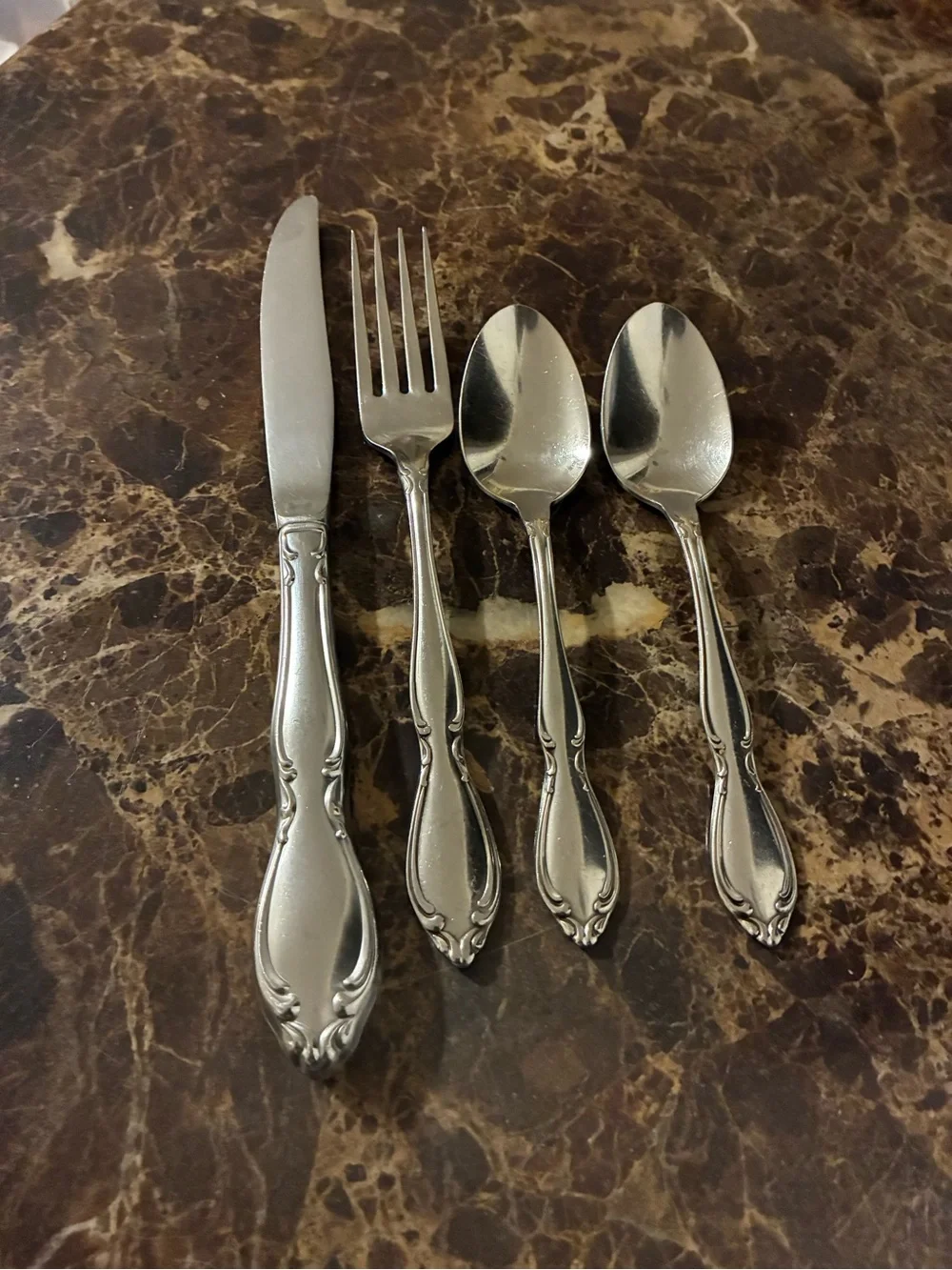 Oneida polished silver